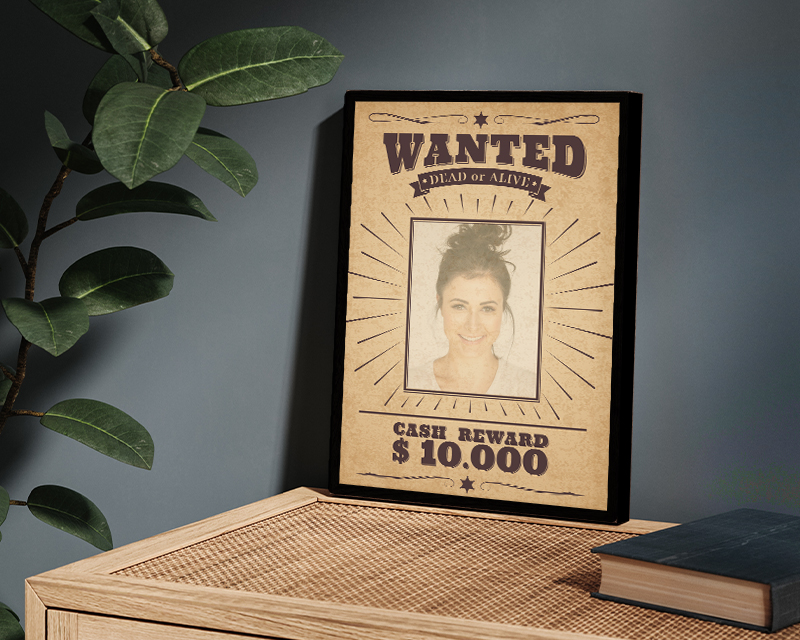 Poster photo personnalisé - Wanted