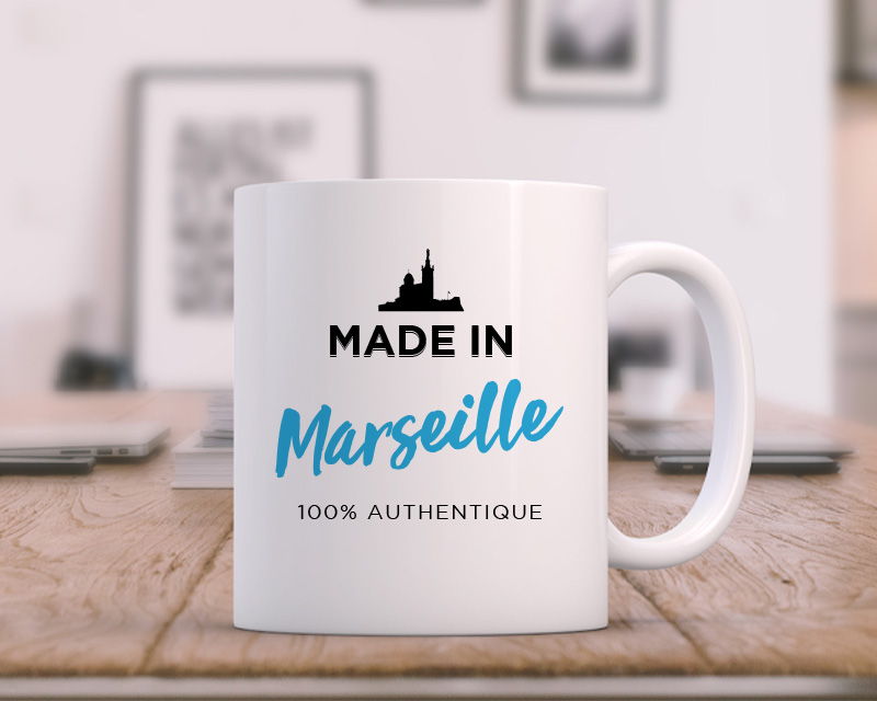 Mug personnalisé région - Made In Marseille