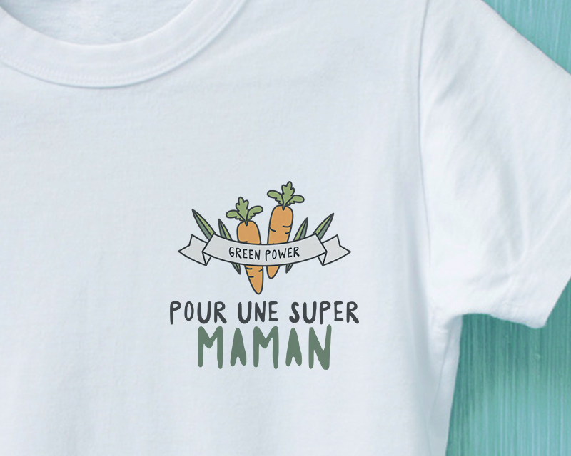 Tee shirt personnalisé femme - Green Power