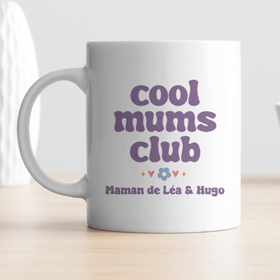Mug personnalisé - Cool Mums Club