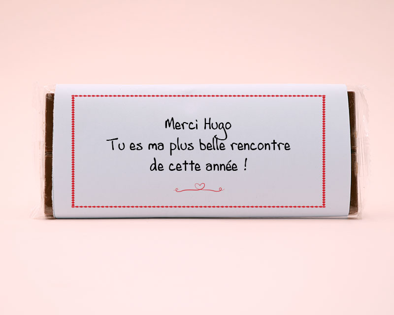 Tablette de chocolat Déclaration