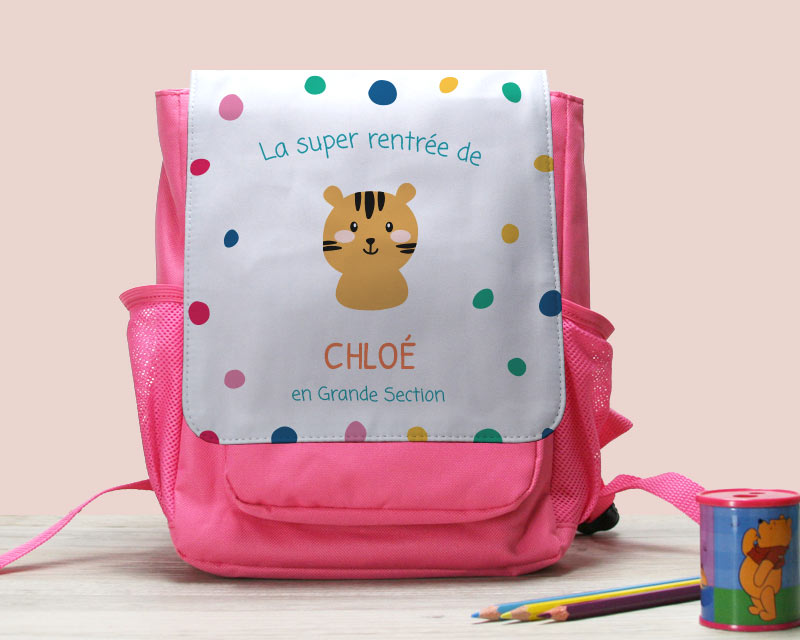 Sac à dos enfant personnalisable - Collection Animaux