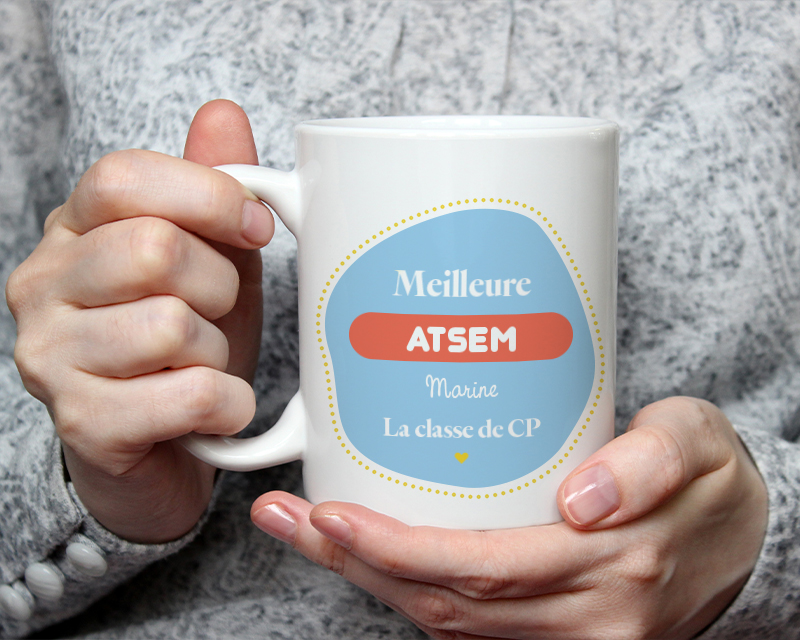 Mug personnalisé - L'Ecole est Finie