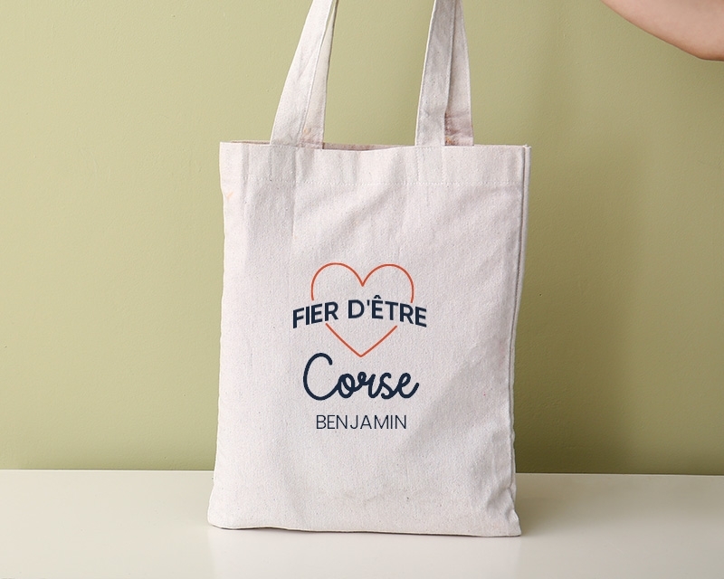 Tote bag personnalisable - Fier d'être Corse