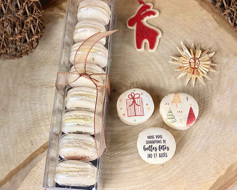 Macarons de Noël Personnalisables