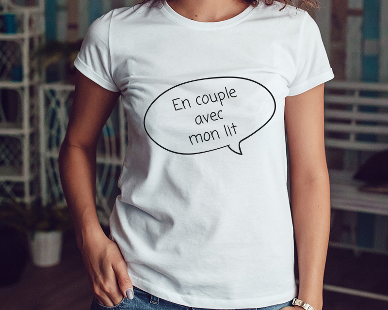 Tee shirt personnalisé femme - Bulle dialogue