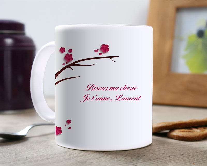 Mug personnalisé message - Printemps