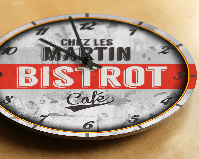 Horloge Bistrot