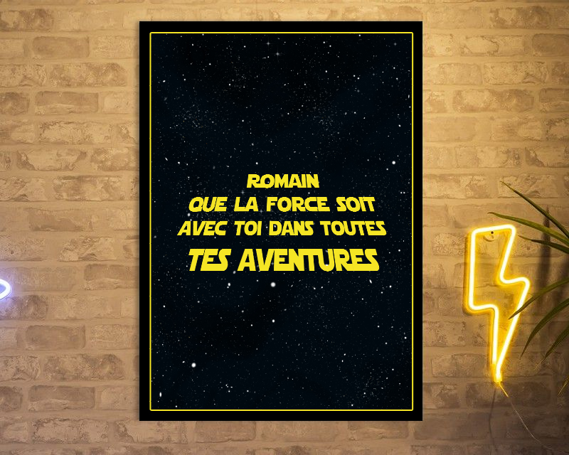 Affiche personnalisée - Star Wars