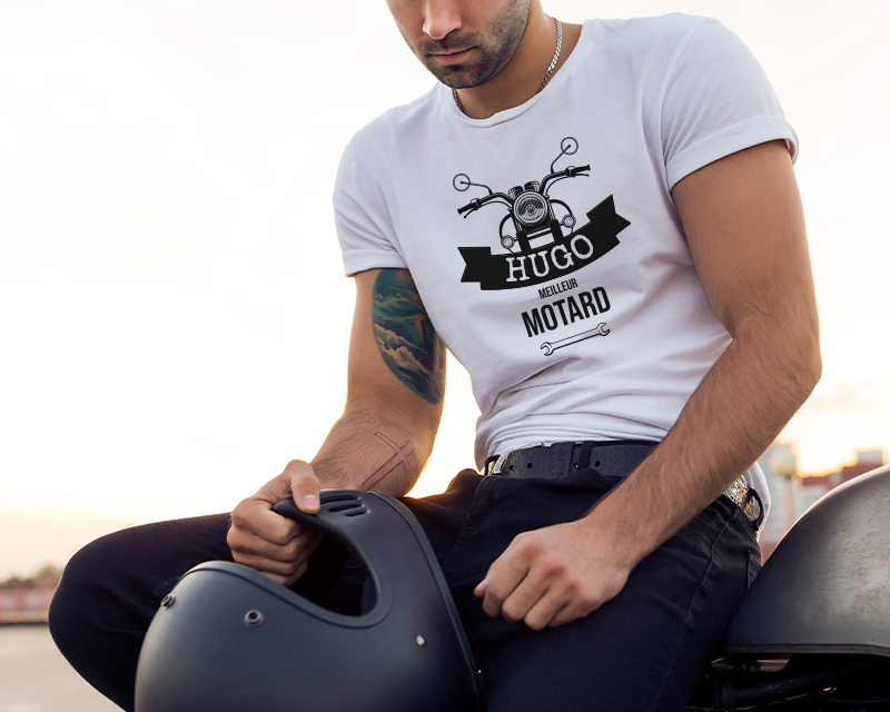 Tee shirt personnalisé homme - Moto