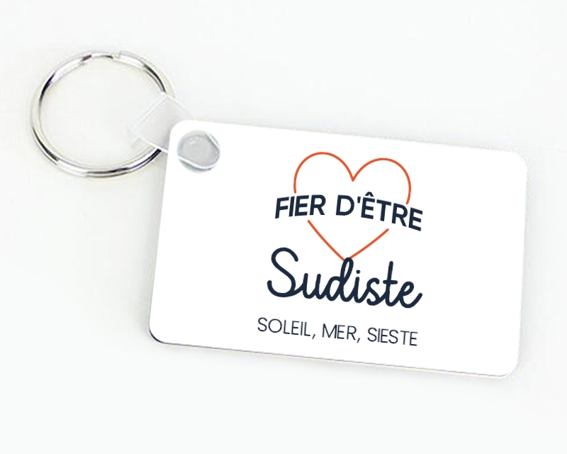 Porte-clés personnalisable - Fier d'être Sudiste