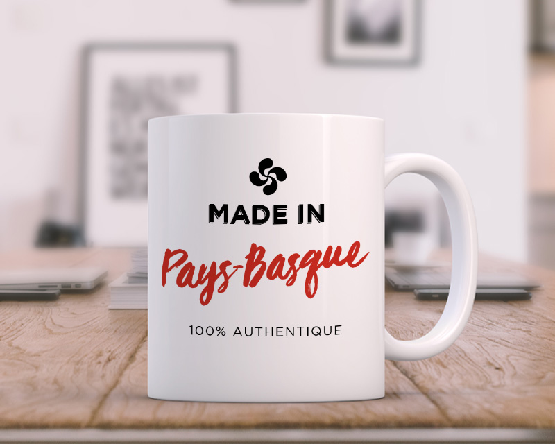 Mug personnalisé région - Made in Pays Basque