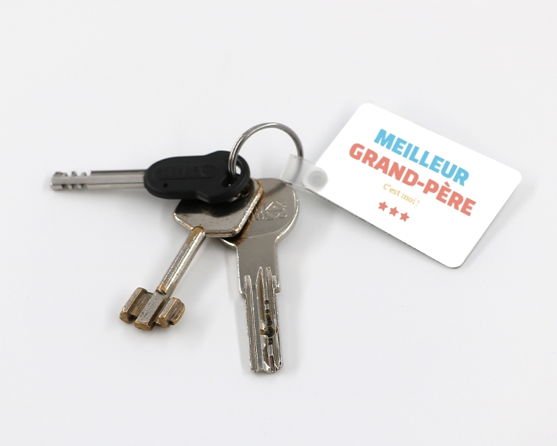 Porte-clef à personnaliser - Meilleur Grand-Père