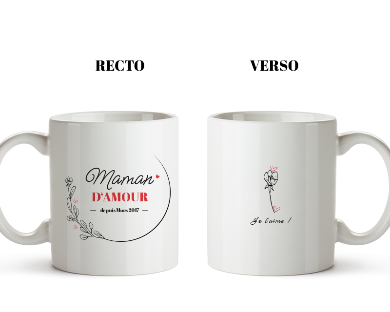 Mug personnalisé - Maman Depuis