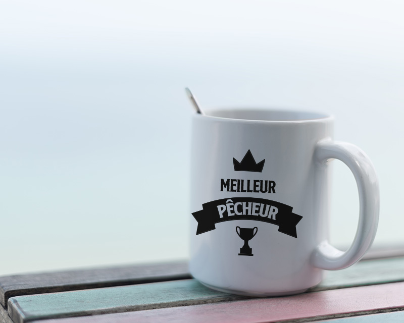 Mug personnalisé prénom - Pêcheur