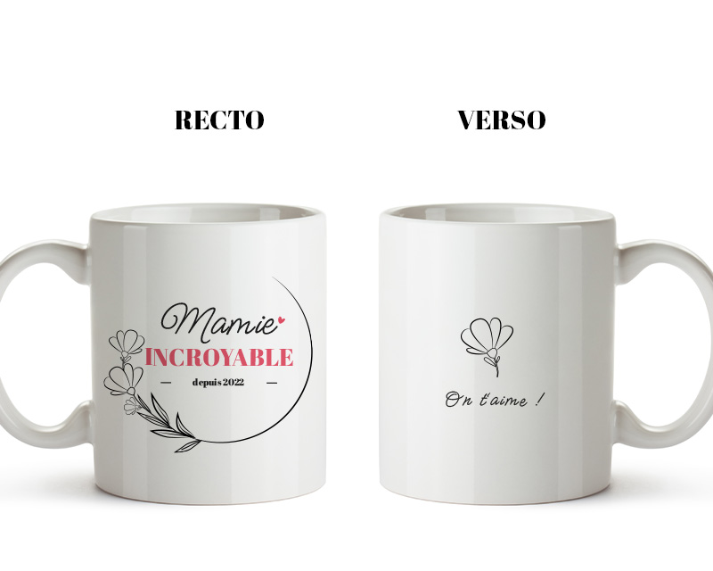 Mug personnalisé - Mamie Depuis