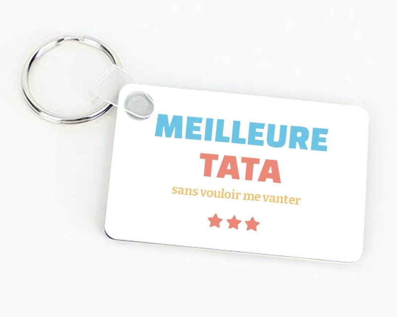 Porte-clés personnalisable - Meilleure Tata