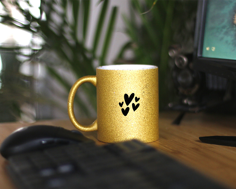 Mug personnalisé à paillettes - Meilleure du monde