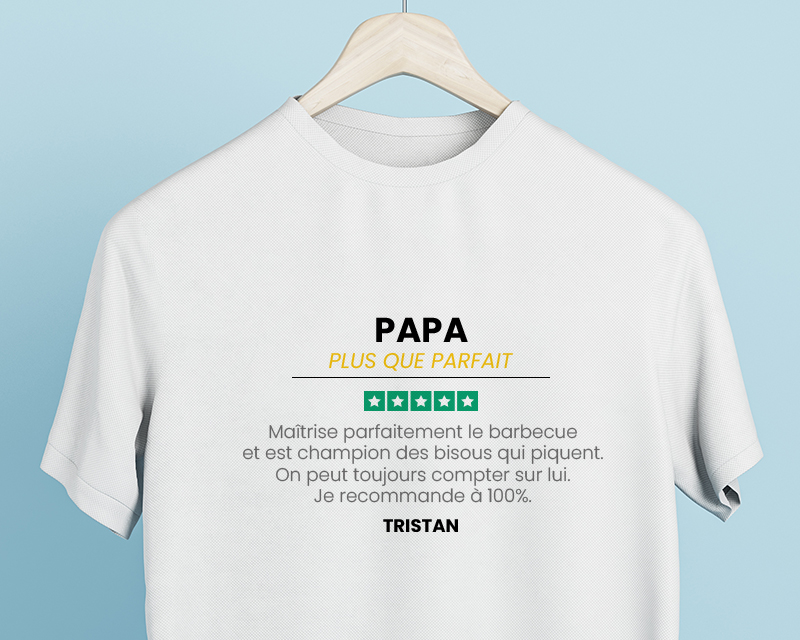 Tee shirt personnalisé homme - Avis client