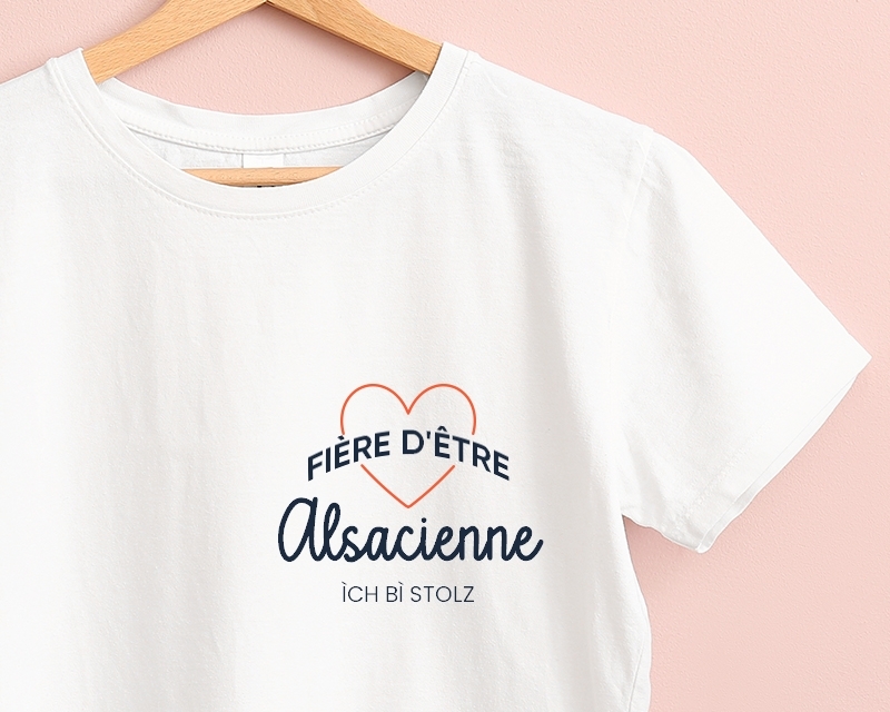 Tee shirt personnalisé femme - Fière d'être Alsacienne