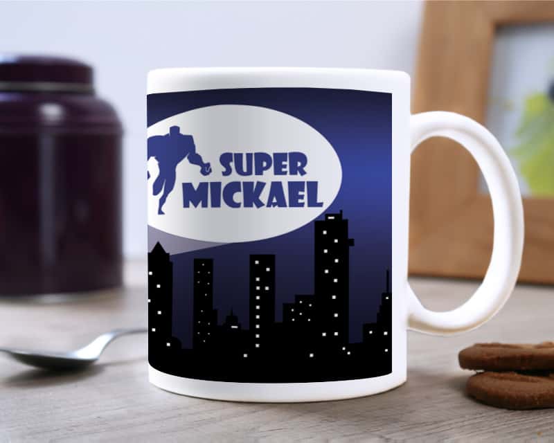 Mug personnalisé - Super Héros Homme