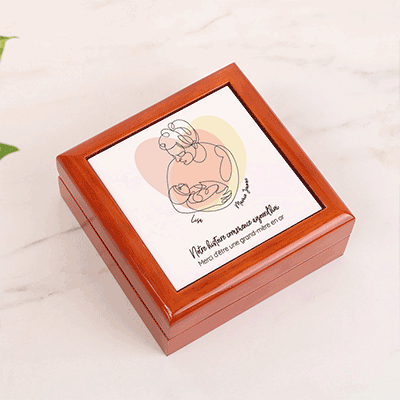 Boite à bijoux - Première Fête des Grands-mères