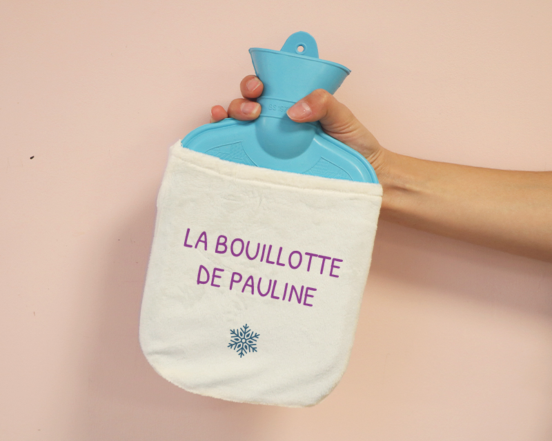 Bouillotte personnalisée - Message