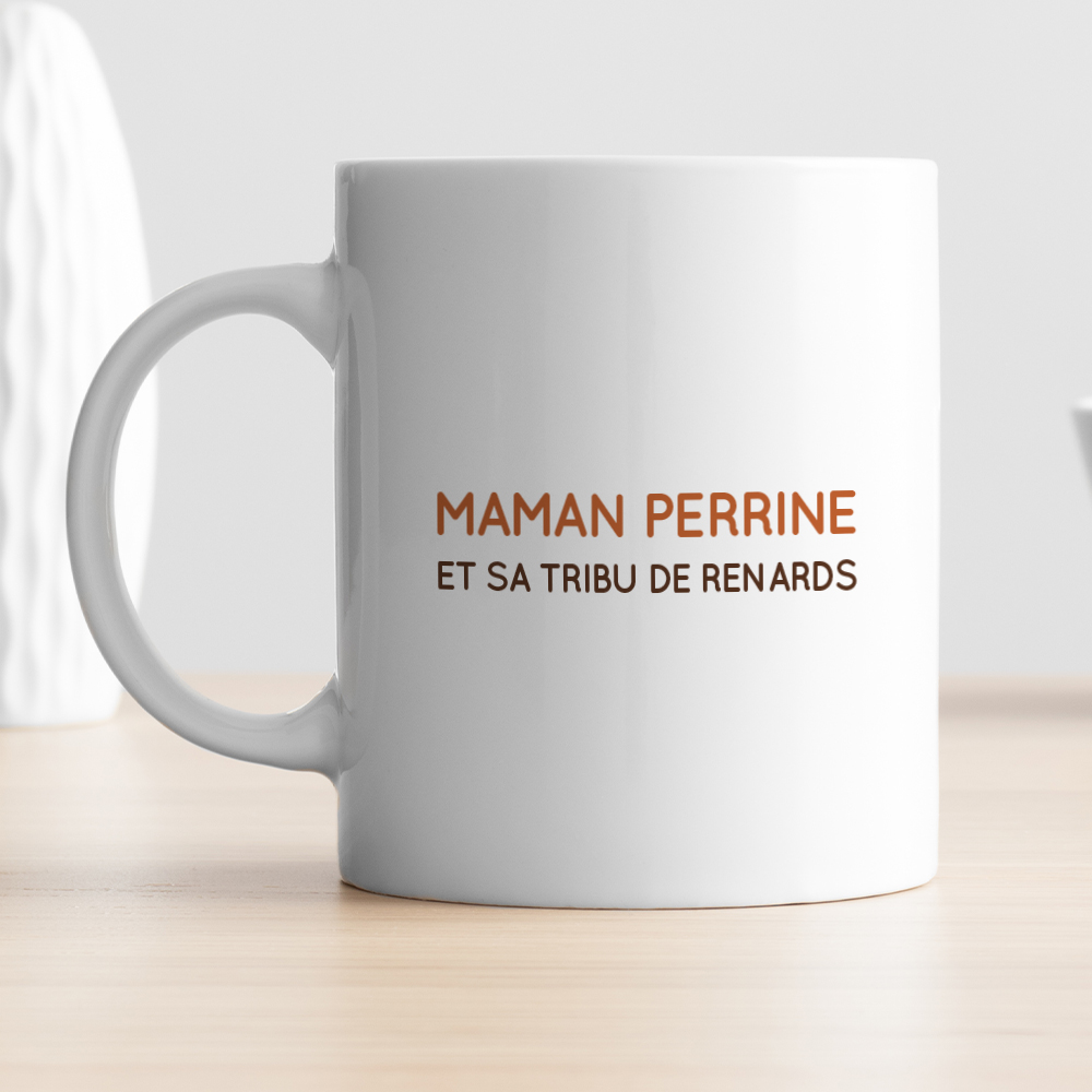 Mug personnalisé - Maman Renard et sa meute