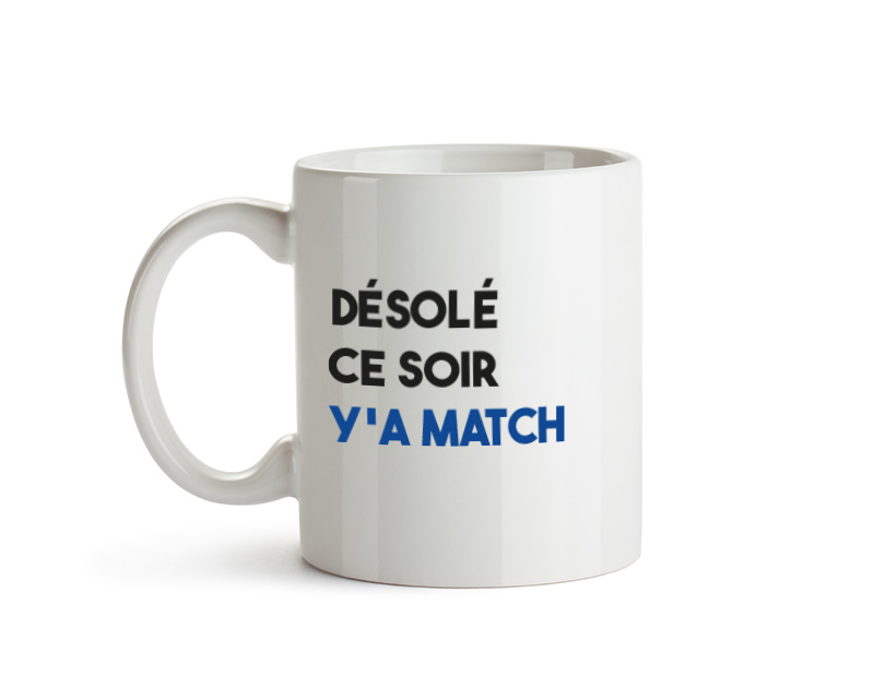 Mug personnalisé - Message Football