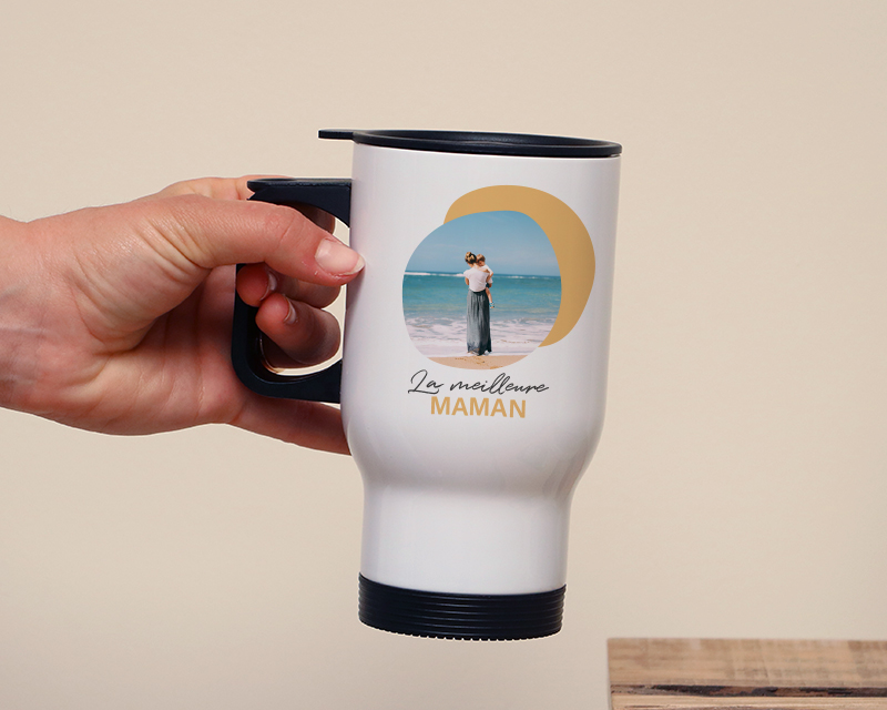 Mug isotherme personnalisé Photo et Message