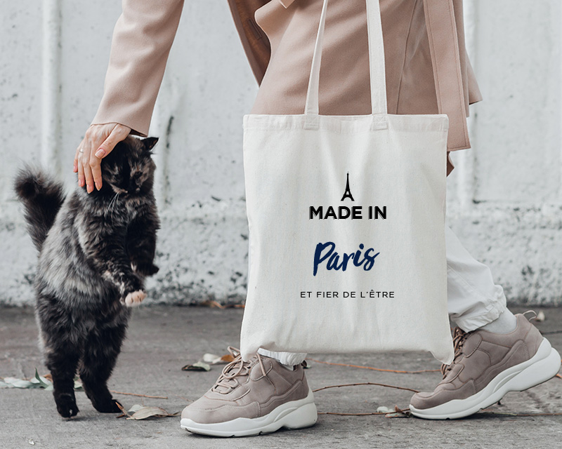 Tote bag personnalisable - Made In Paris