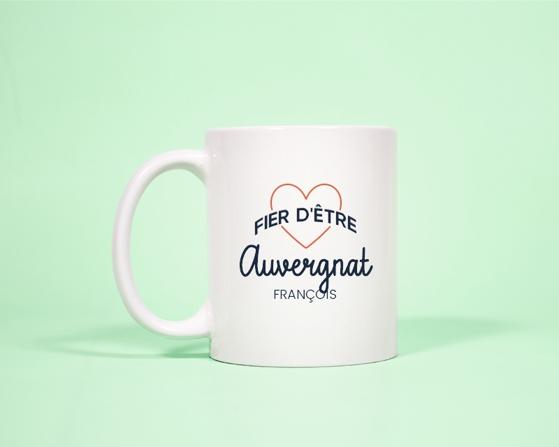 Mug personnalisé - Fier d'être Auvergnat