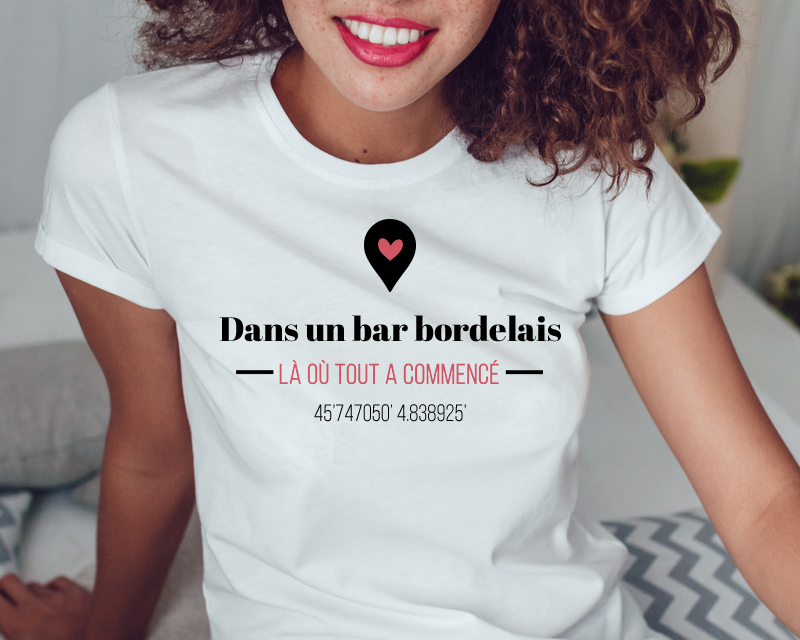 Tee shirt personnalisé femme - Là où tout a commencé