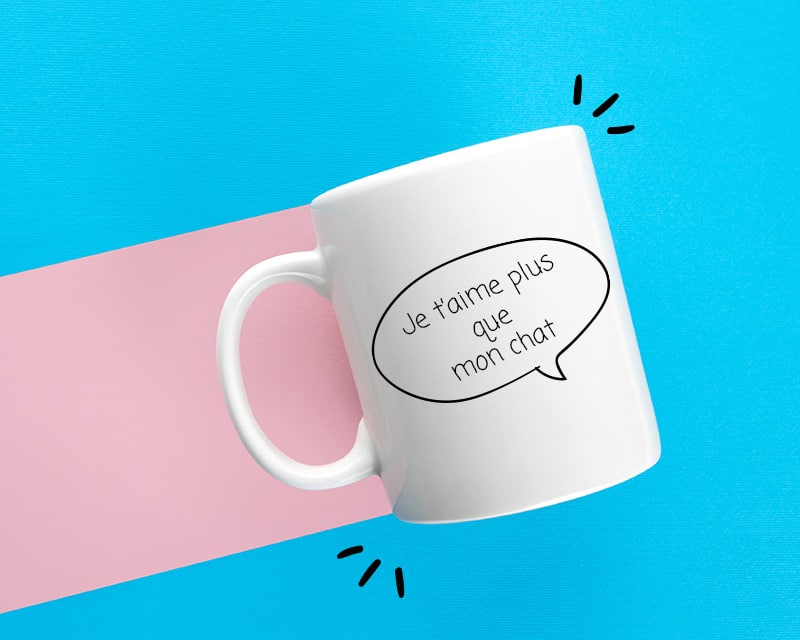 Mug personnalisé message - Bulle dialogue