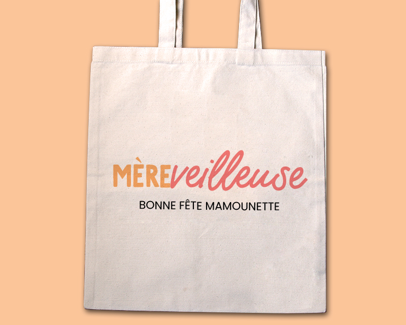 Tote bag personnalisé - Mère-veilleuse