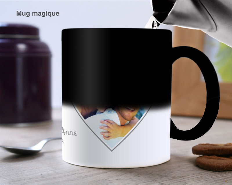 Mug personnalisé - Coeur Photo