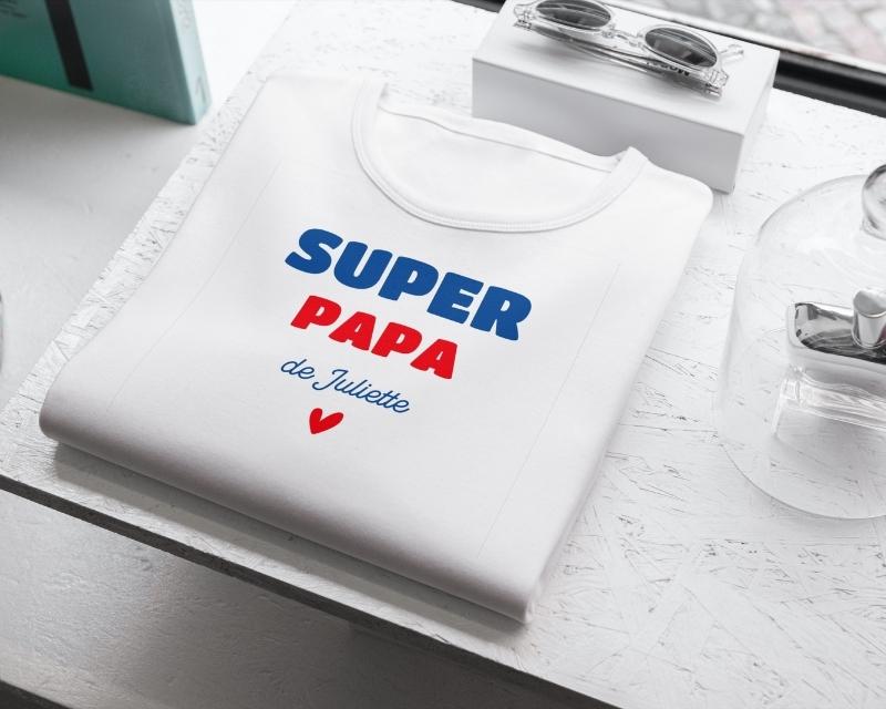 Tee shirt personnalisé homme - Super Papa