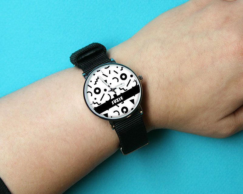 Montre duo Noir Message